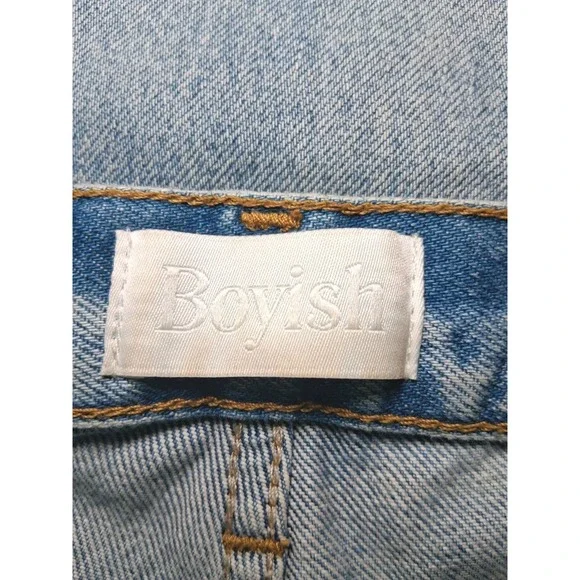 Boyish by HER Women's Kirby Straight Leg Denim Jeans Size 24 Where The Boys Are - Picture 7 of 12